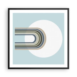 Affiche dans un cadre noir - Poster - Attraction irrésistible - 60x60 cm