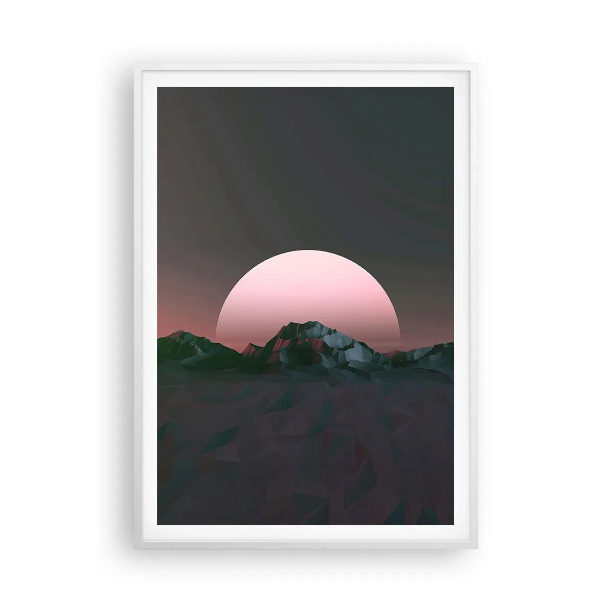 Affiche dans un cadre blanc - Poster - Dans une galaxie voisine - 70x100 cm