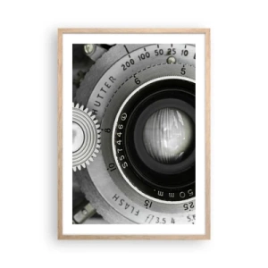 Affiche dans un chêne clair - Poster - Histoire d'Hollywood - 50x70 cm