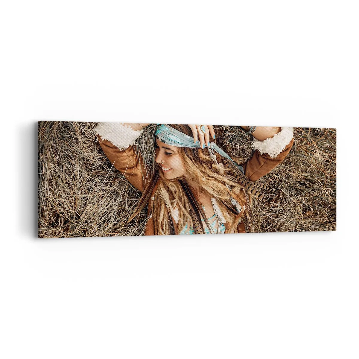 Impression sur toile - Image sur toile - En route vers les années d'amour - 90x30 cm