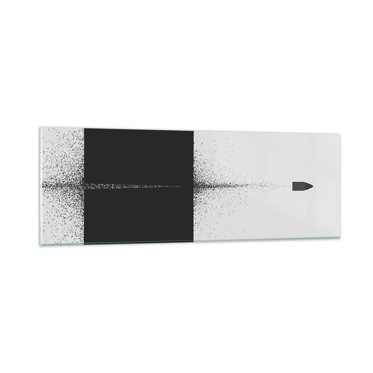 Impression sur verre - Image sur verre - Droit au but - 90x30 cm