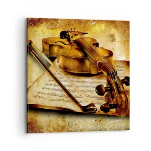 Impression sur toile - Image sur toile - Besoin immédiat d'un virtuose - 70x70 cm