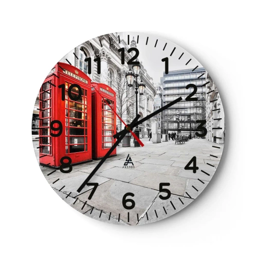 Horloge murale - Pendule murale - Welcome to London - 40x40 cm
