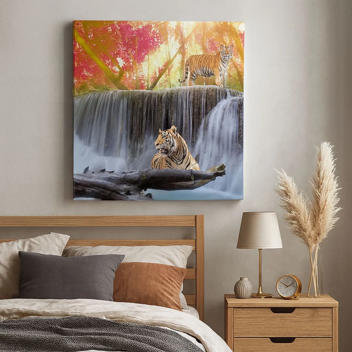 Impression sur toile - Image sur toile - Paysage surréaliste - 30x30 cm