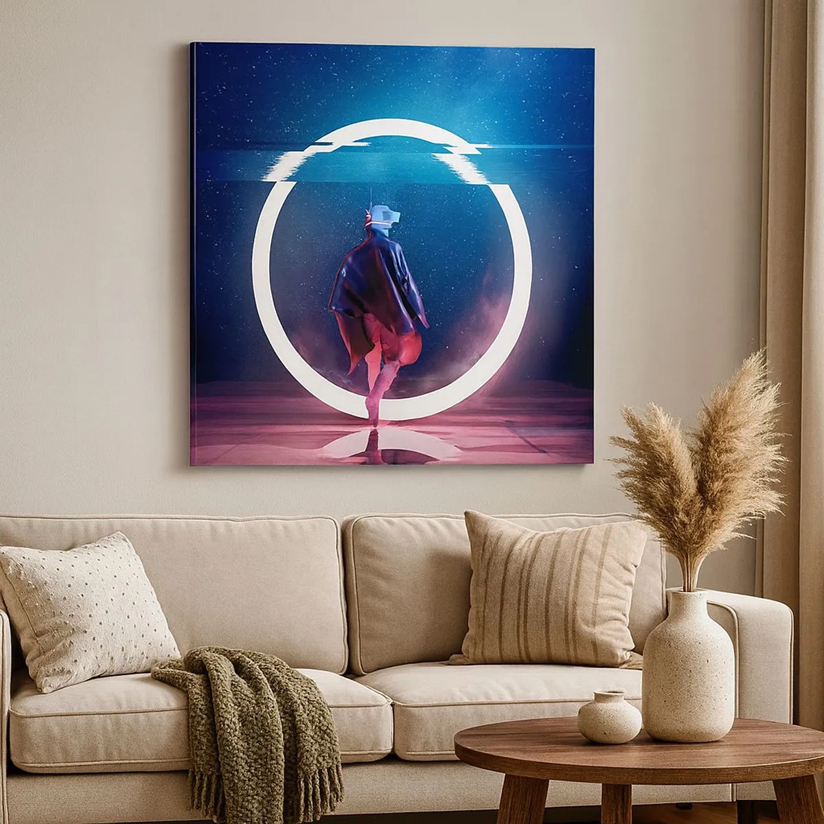 Impression sur toile - Image sur toile - Entre deux mondes - 30x30 cm