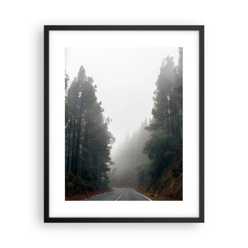 Affiche dans un cadre noir - Poster - Conte de la forêt magique - 40x50 cm