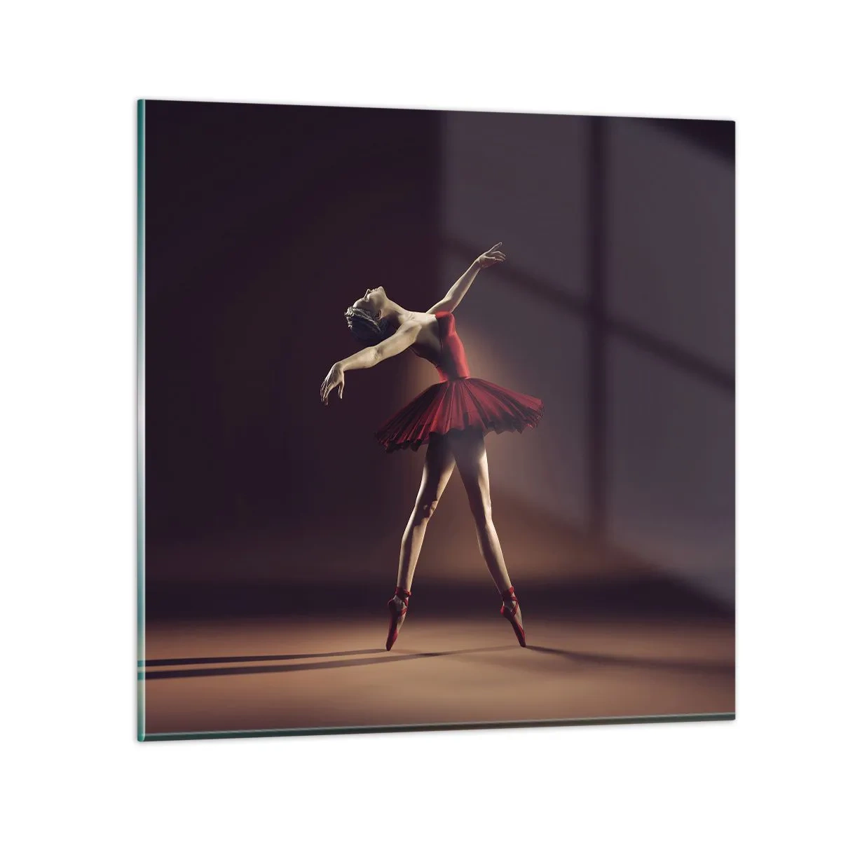 Impression sur verre - Image sur verre - Une danseuse étoile - 40x40 cm