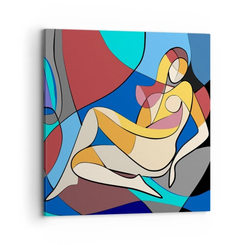 Impression sur toile - Image sur toile - Nu cubiste - 70x70 cm