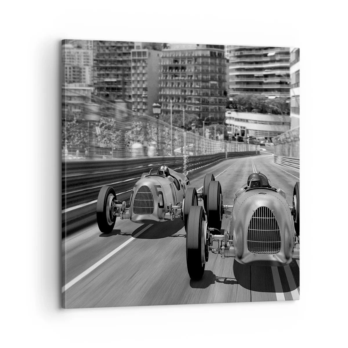 Impression sur toile - Image sur toile - Il y a longtemps à Monté Carlo - 60x60 cm