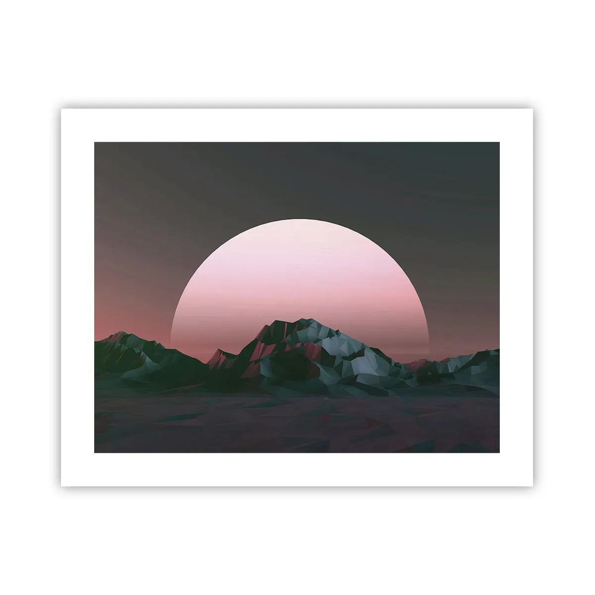 Affiche - Poster - Dans une galaxie voisine - 50x40 cm