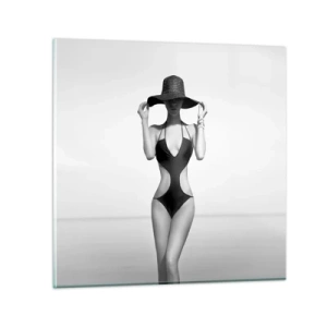 Impression sur verre - Image sur verre - Mon prénom? Élégance - 70x70 cm