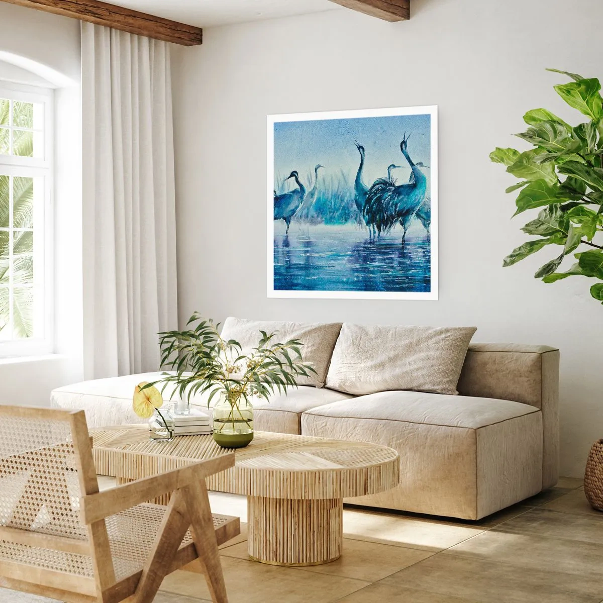 Affiche - Poster - Réunion matinale - 30x30 cm