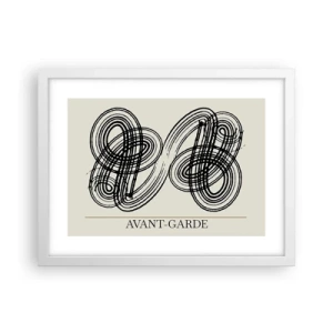 Affiche dans un cadre blanc - Poster - C'est venu spontanément - 40x30 cm