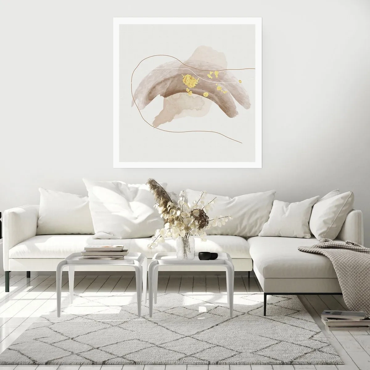 Affiche - Poster - rencontré dans l'espace - 40x40 cm