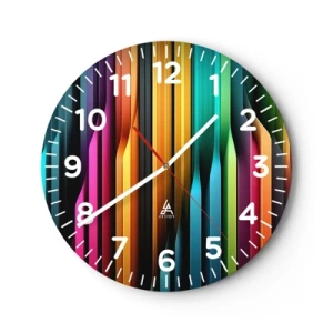 Horloge murale - Pendule murale - Un organe de lumière - 30x30 cm