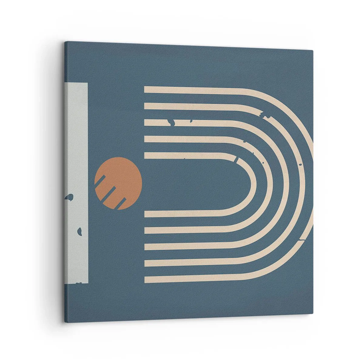 Impression sur toile - Image sur toile - Géométrie sur la grenade - 50x50 cm