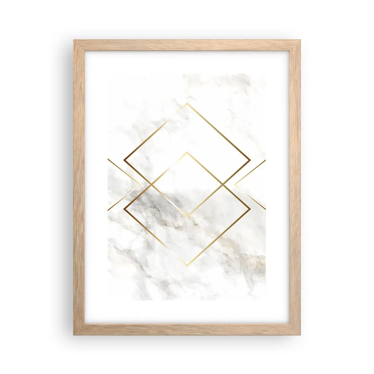 Affiche dans un chêne clair - Poster - Vue à l'infini - 30x40 cm