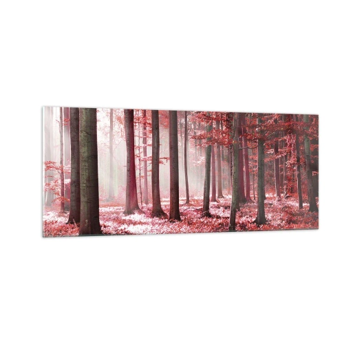 Impression sur verre - Image sur verre - Le rouge est tout aussi beau - 100x40 cm