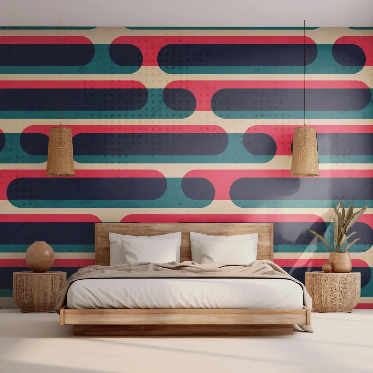 Papier peint sur mesure Premium Sand - En profondeur et sur l'avant - Abstraction, Morceau, Art moderne