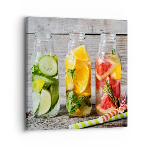 Impression sur toile - Image sur toile - Sain par nature - 40x40 cm