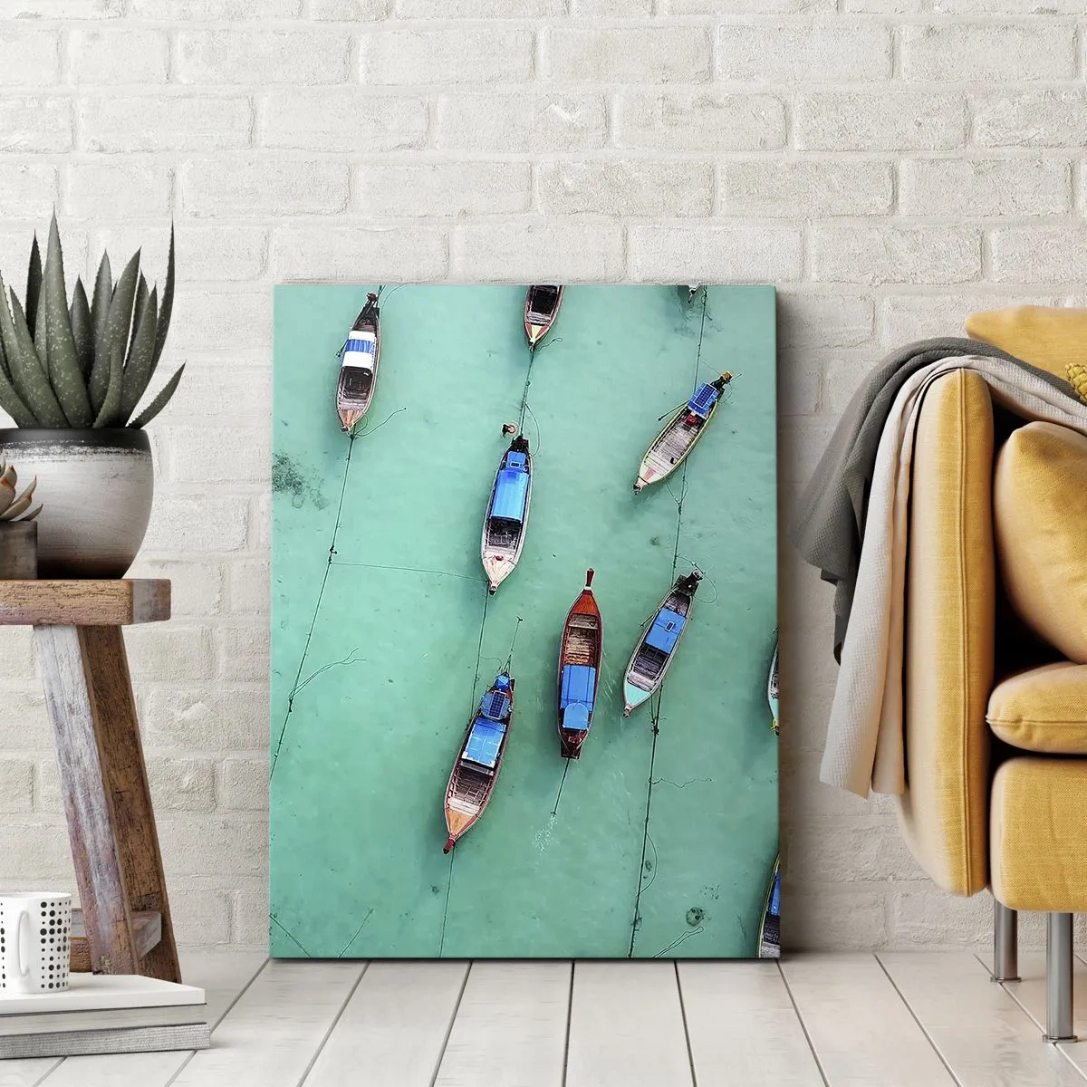 Impression sur toile - Image sur toile - Dans une attente jouyeuse - 45x80 cm