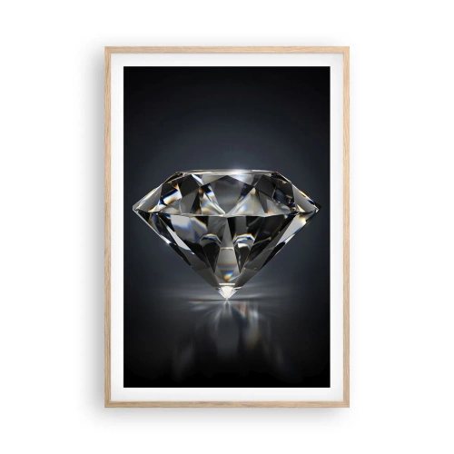 Affiche dans un chêne clair - Poster - La meilleure amie - 61x91 cm