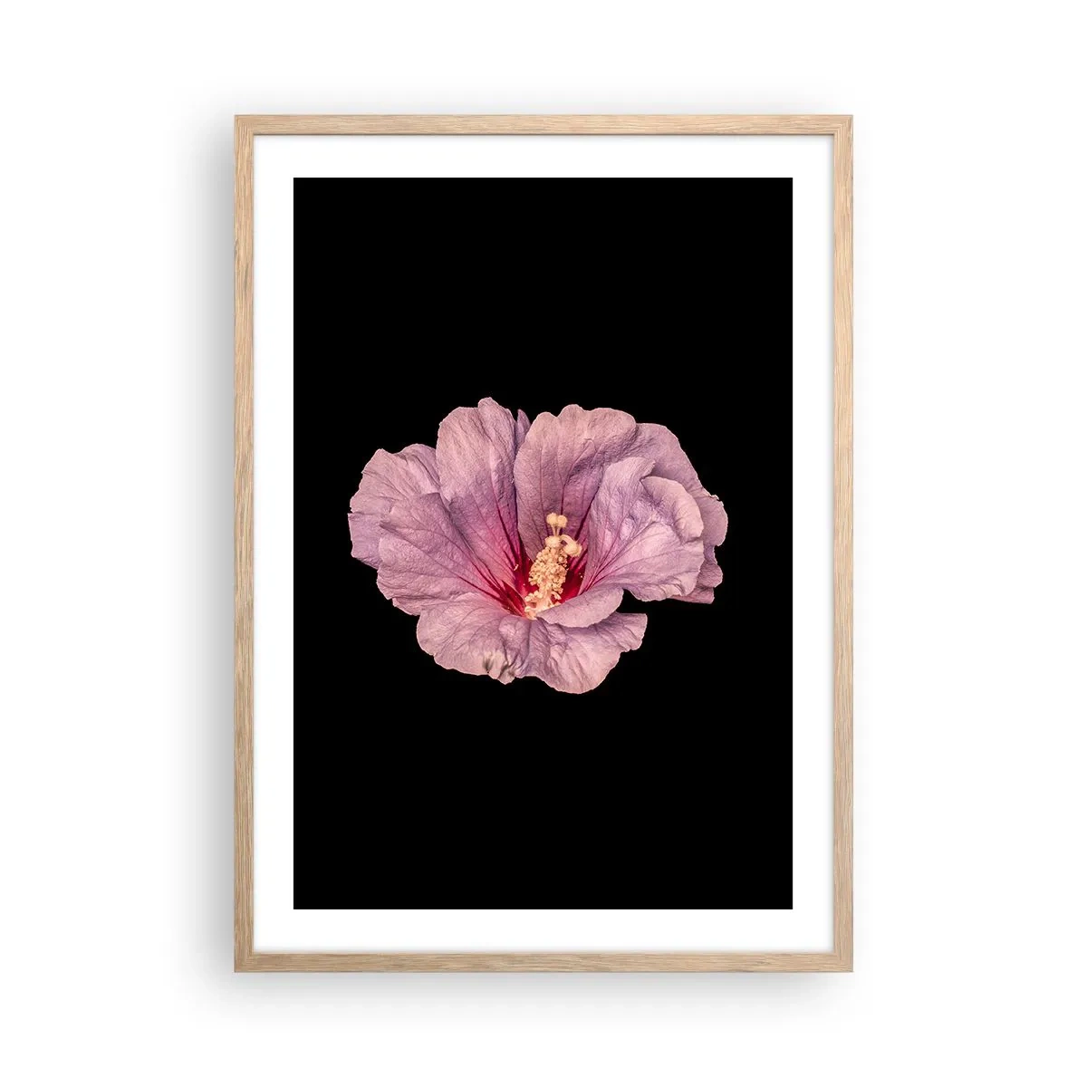 Affiche dans un chêne clair - Poster - Directement au coeur - 50x70 cm