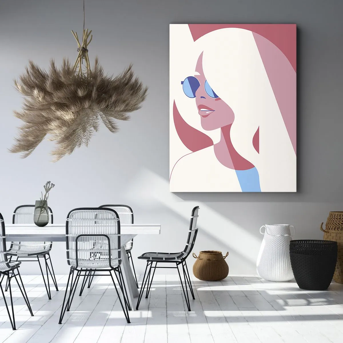 Impression sur toile - Image sur toile - C'était une blonde… - 55x100 cm