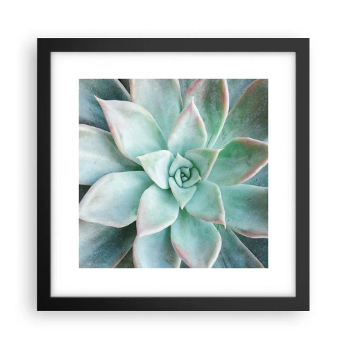 Affiche dans un cadre noir - Poster - Le coeur du désert - 30x30 cm