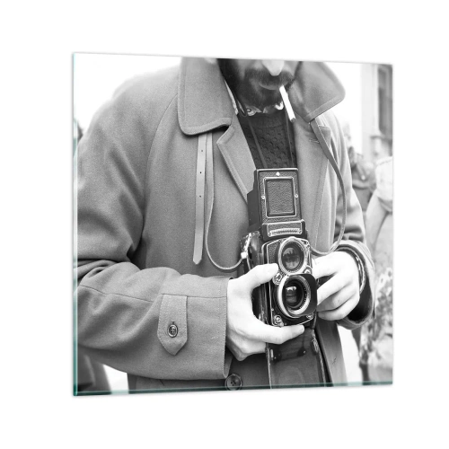 Impression sur verre - Image sur verre - Dans un style rétro - 60x60 cm