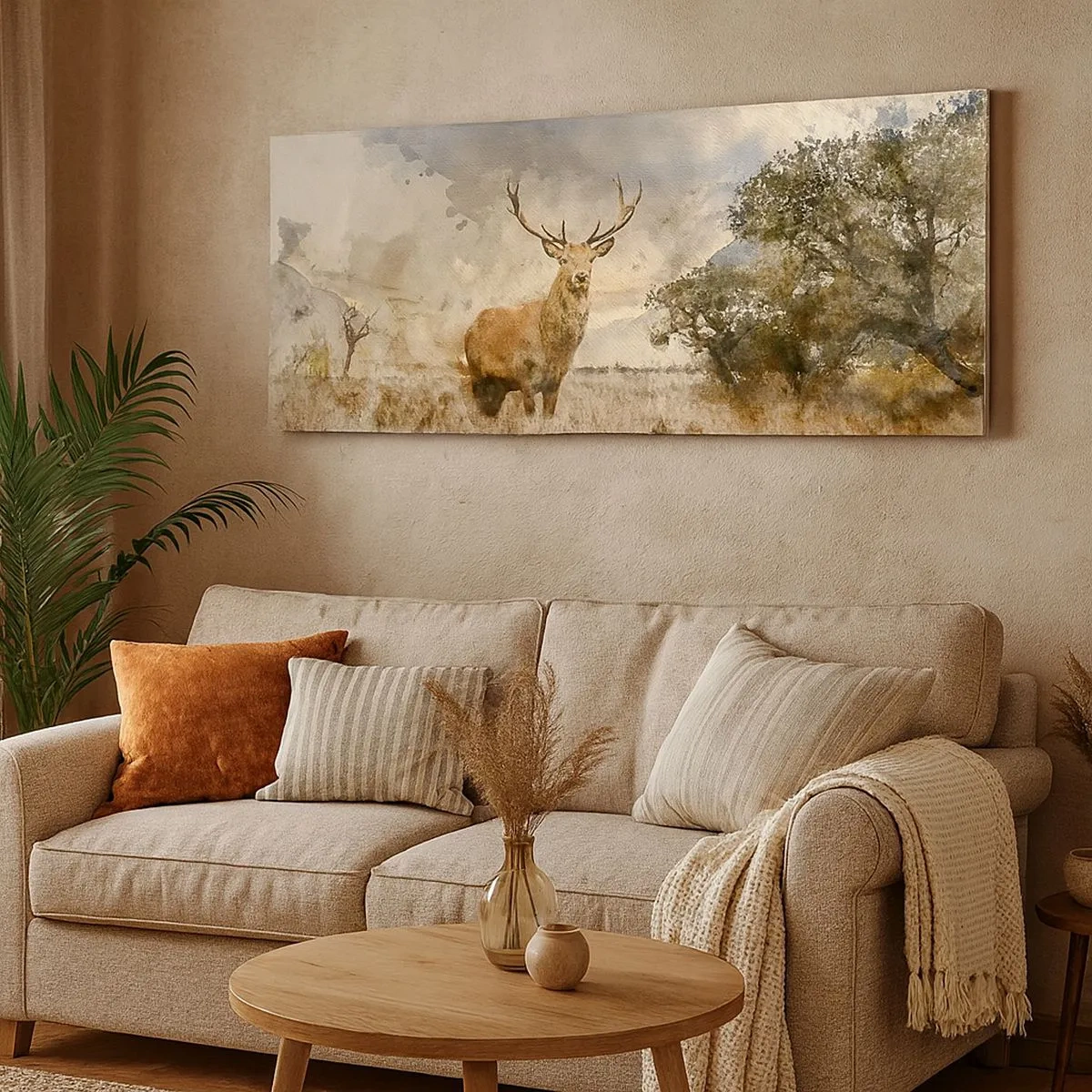 Impression sur toile - Image sur toile - Dignité - force - majesté - 100x40 cm