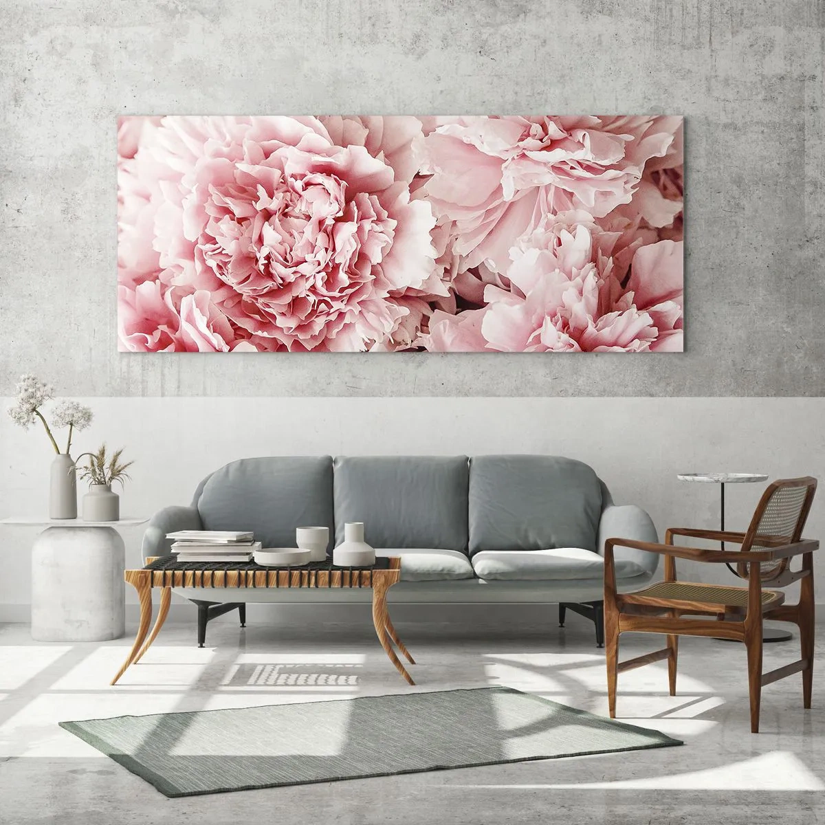Impression sur verre - Image sur verre - Rêve rose - 100x40 cm