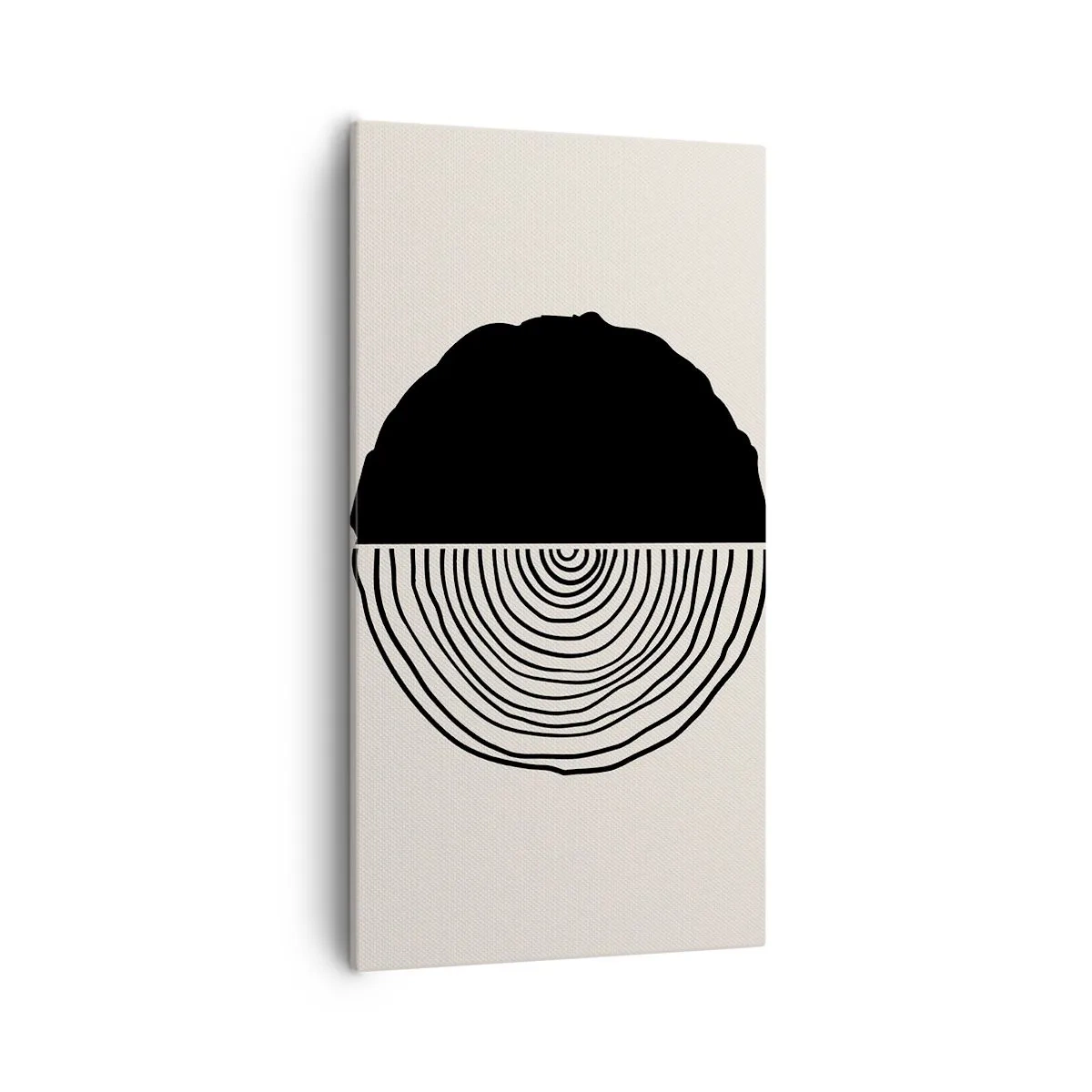 Impression sur toile - Image sur toile - Moitié-moitié - 55x100 cm