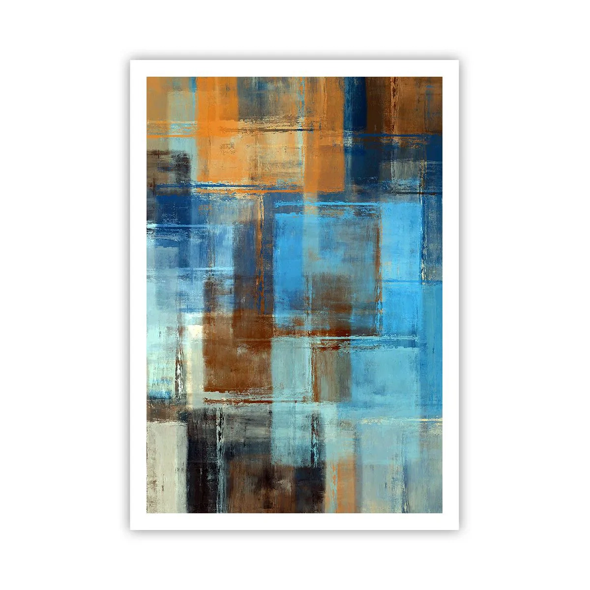 Affiche - Poster - A travers le voile bleu - 70x100 cm