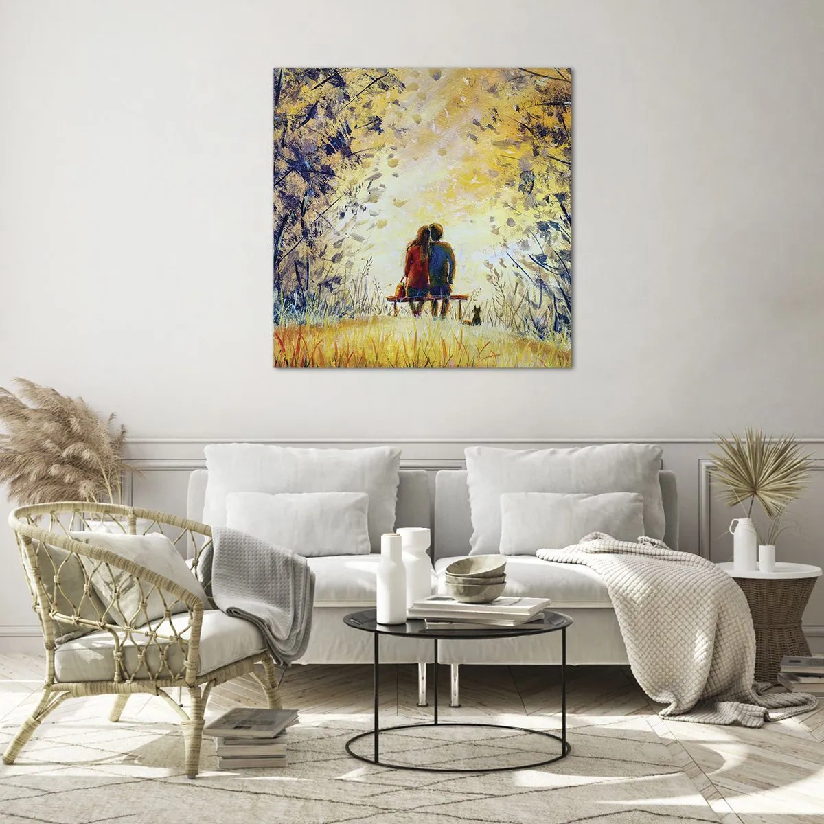 Impression sur verre - Image sur verre - Moment magique - 50x50 cm