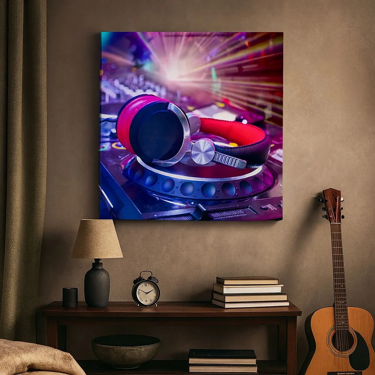 Impression sur toile - Image sur toile - Il va s'en passer des choses - 30x30 cm