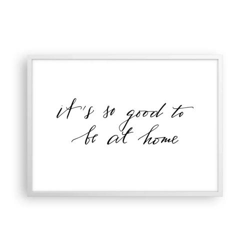 Affiche dans un cadre blanc - Poster - Toute la vérite - 70x50 cm