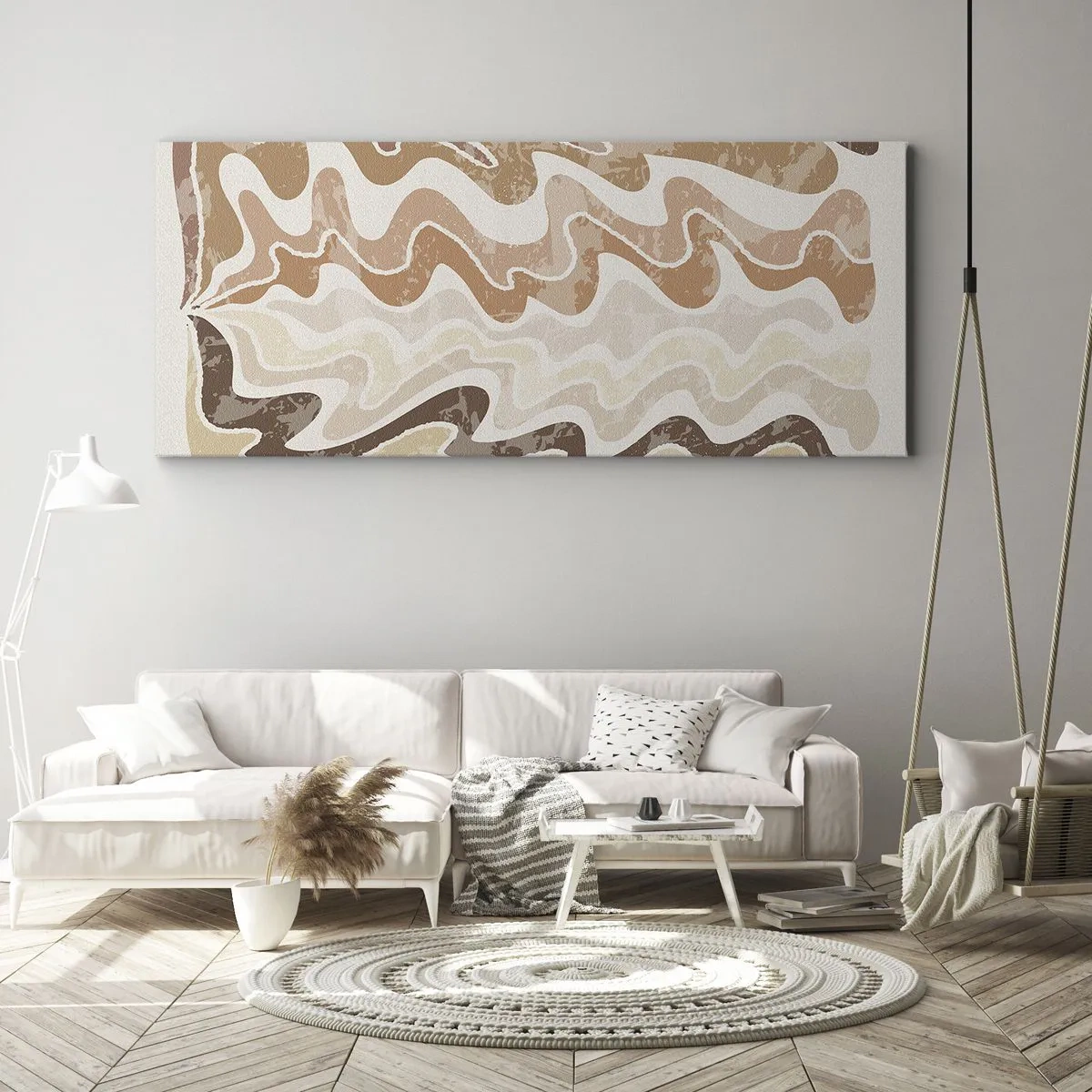 Impression sur toile - Image sur toile - Bonne énergie – bonnes émotions - 90x30 cm