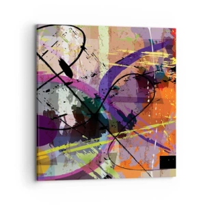 Impression sur toile - Image sur toile - Vous pouvez aller tout droit ou autour - 70x70 cm