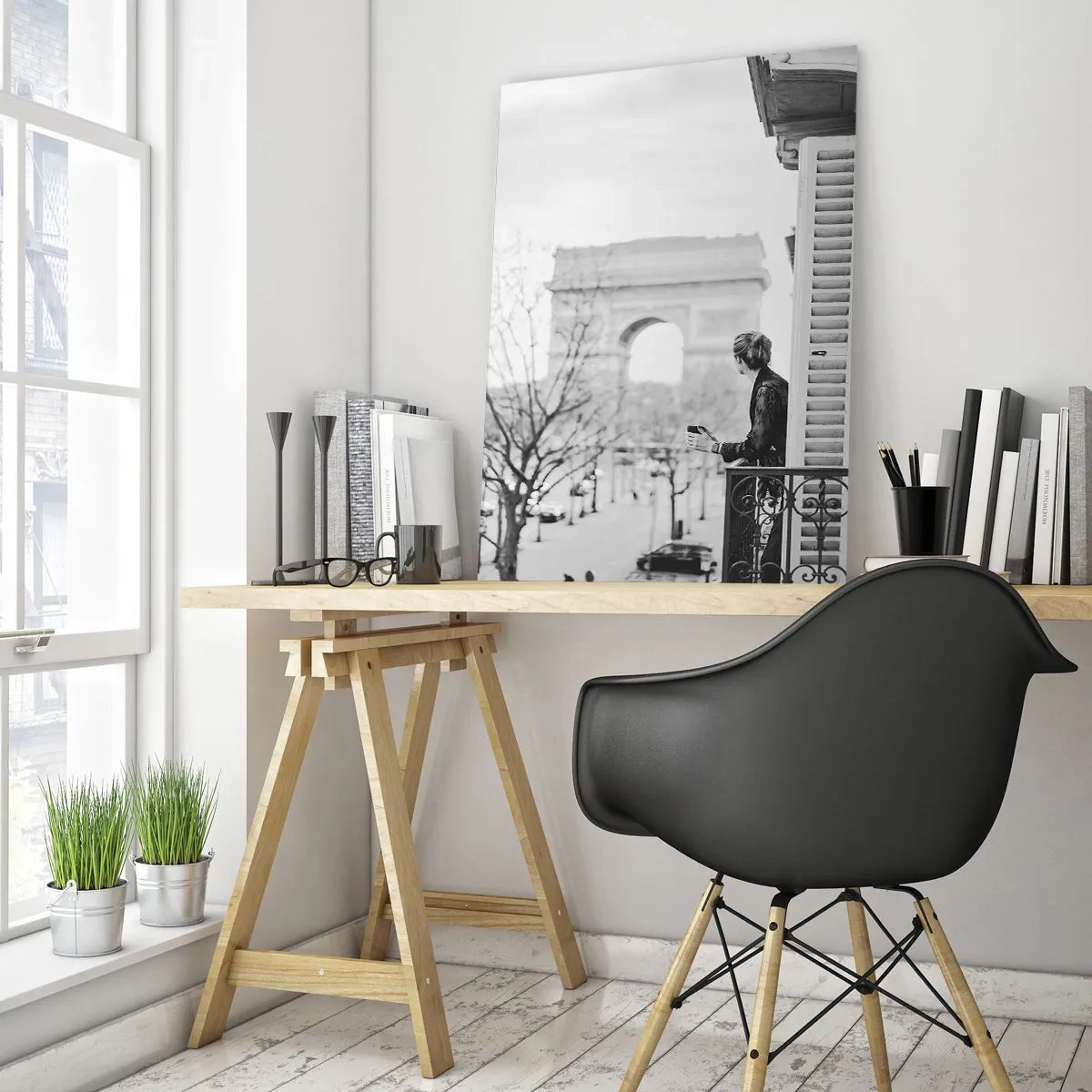 Impression sur verre - Image sur verre - Chambre avec vue - 80x120 cm