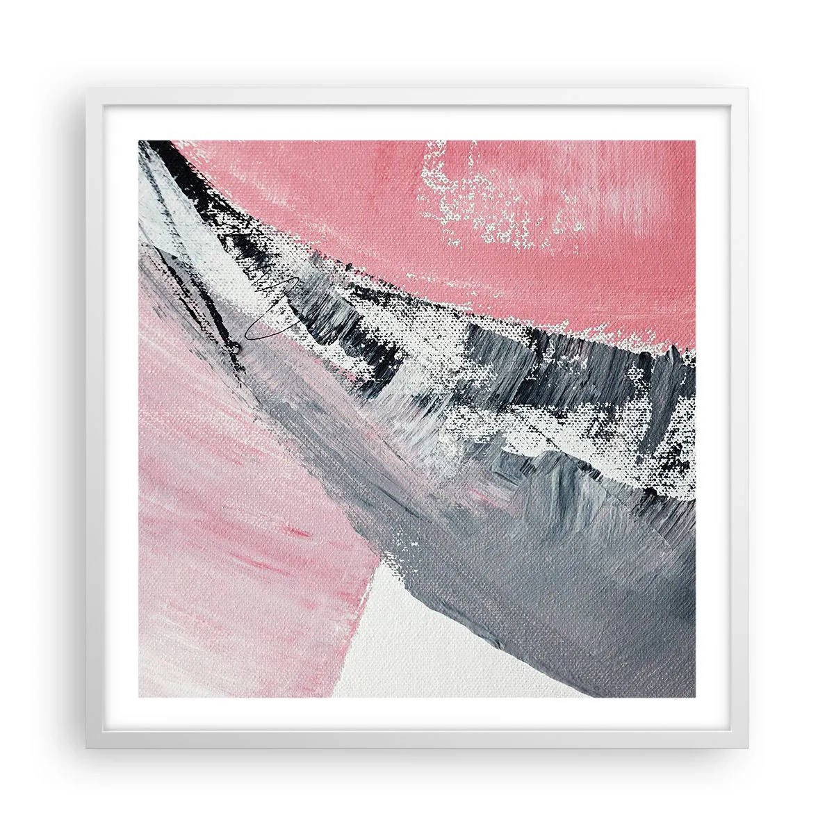 Affiche dans un cadre blanc - Poster - Composition assortie - 60x60 cm