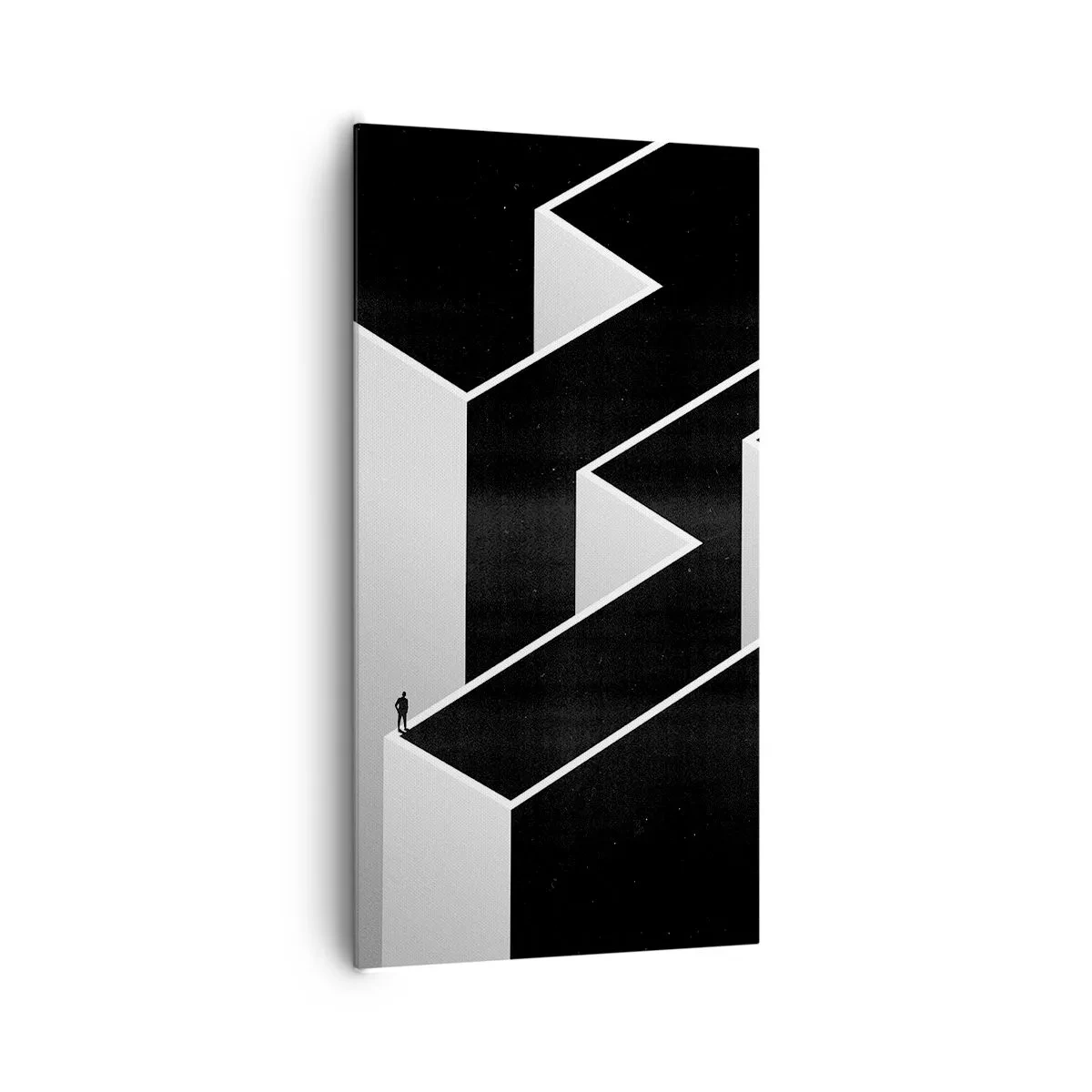 Impression sur toile - Image sur toile - La solitude au sommet - 65x120 cm