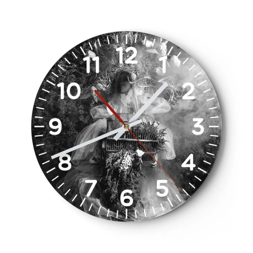 Horloge murale - Pendule murale - Tout simplement Mère Nature - 40x40 cm