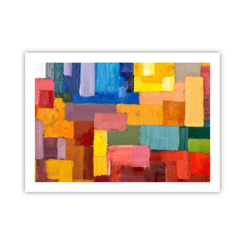 Affiche - Poster - Chacun est différent, tout est coloré - 70x50 cm