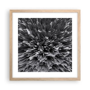 Affiche dans un chêne clair - Poster - Ça ne peut pas être plus dur que ça - 40x40 cm