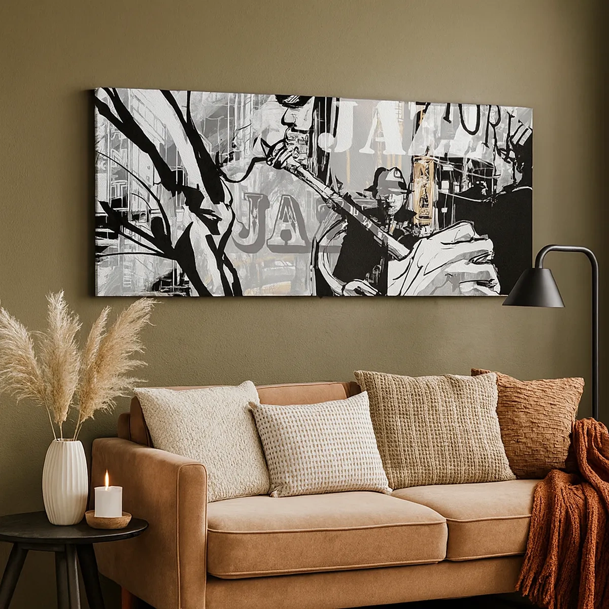 Impression sur toile - Image sur toile - Au rythme de New York - 30x30 cm