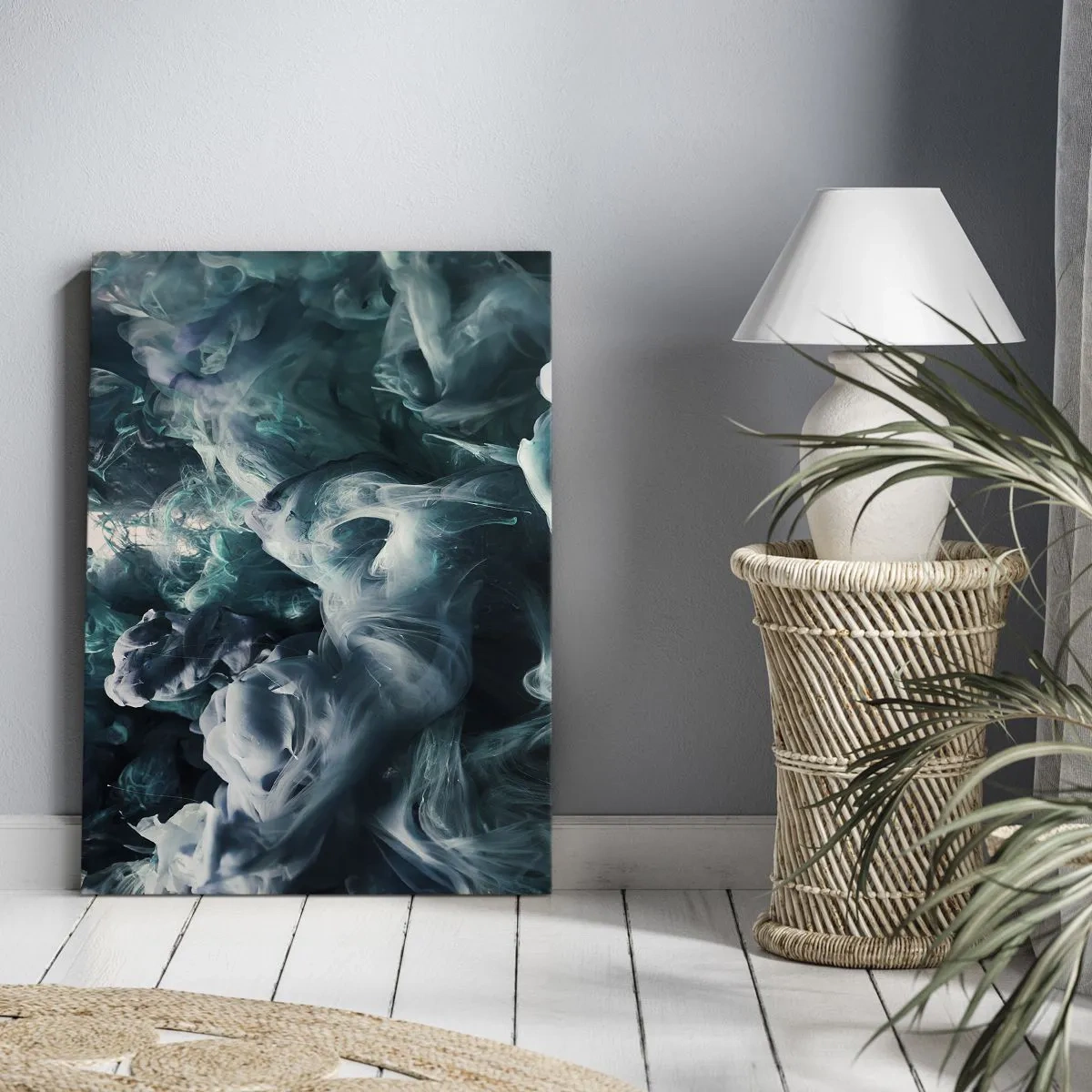 Impression sur toile - Image sur toile - Mouvement des couleurs - 55x100 cm