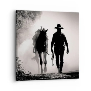 Impression sur toile - Image sur toile - Matinée texane - 30x30 cm
