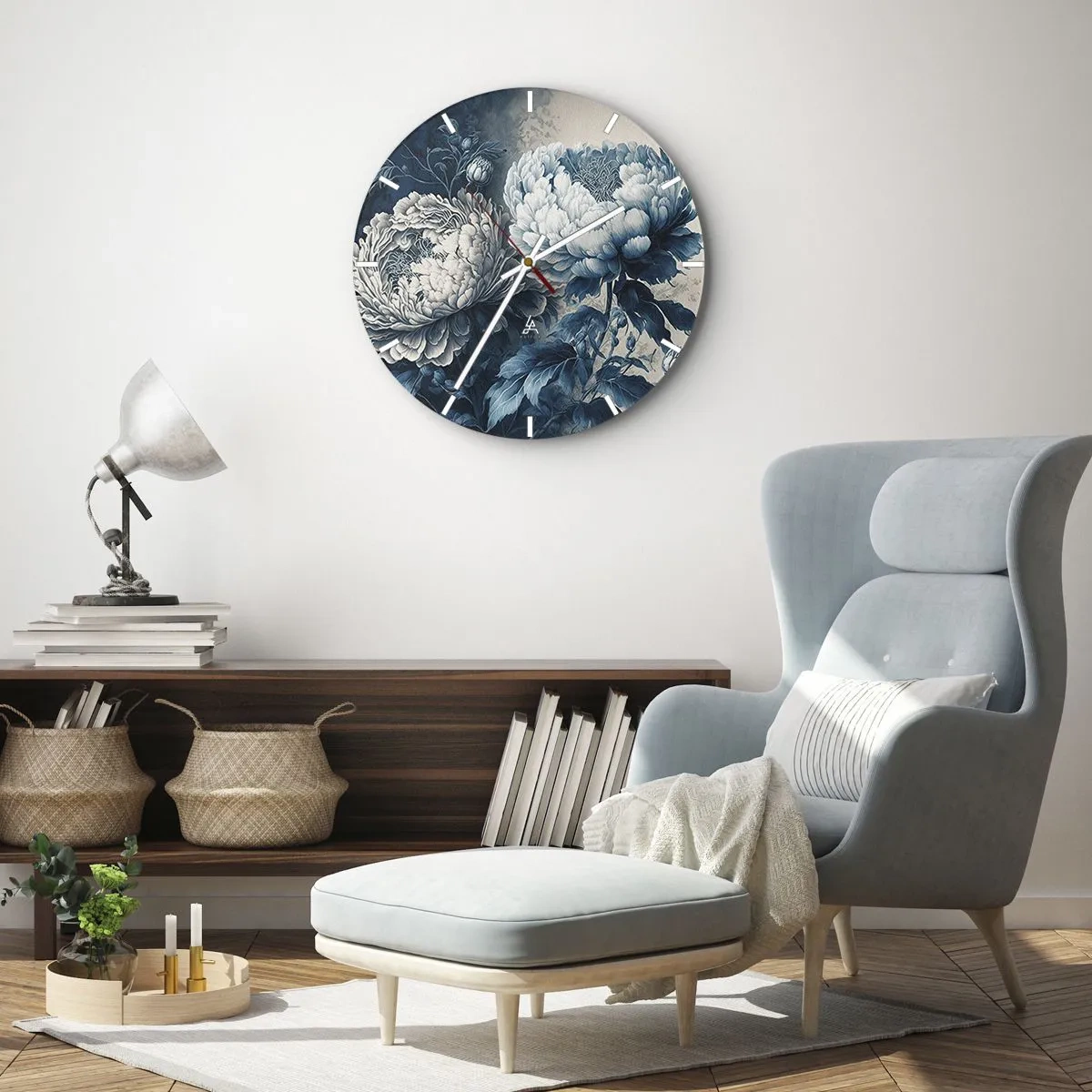 Horloge murale - Pendule murale - Paire assortie - 30x30 cm