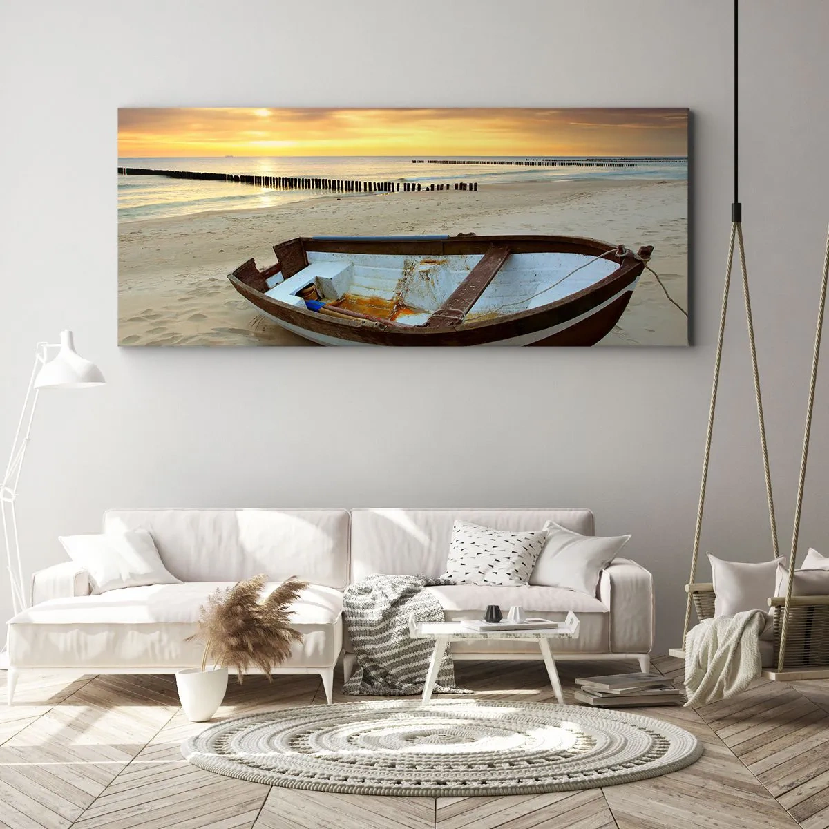 Impression sur toile - Image sur toile - Il n'y a pas de plus belles plages - 90x30 cm